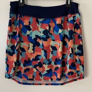 Addison Bay Multicolor Camouflage Mini Skirt